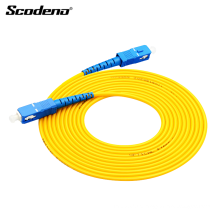 Cabo de remendo de fibra óptica de fábrica profissional OEM SC-SC para solução de rede